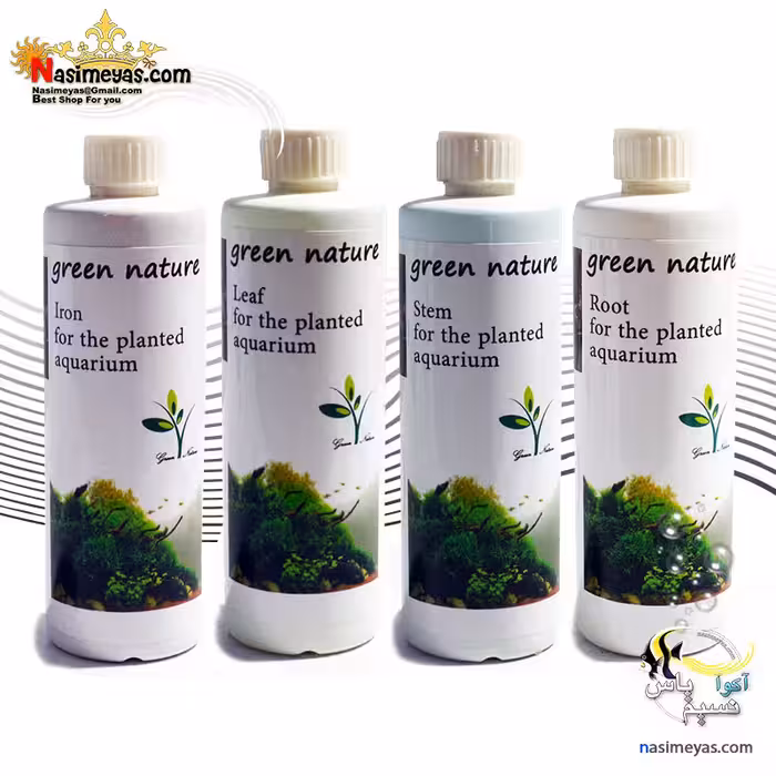 پک 4 عددی کودهای محلول ضروری گیاهان آبزی گرین نیچر