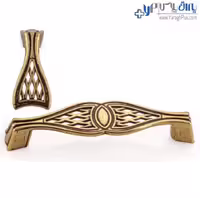 دستگیره کابینت کلاسیک پتینه طلایی ملونی