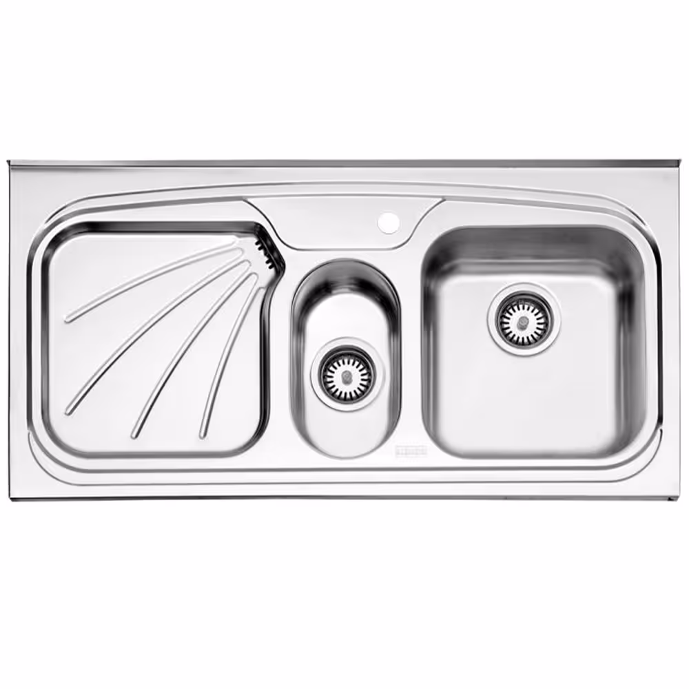 سینک استیل البرز مدل 610 روکار با عرض50