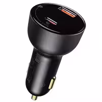 شارژر فندکی باسئوس مدل Superme Digital Display 100w