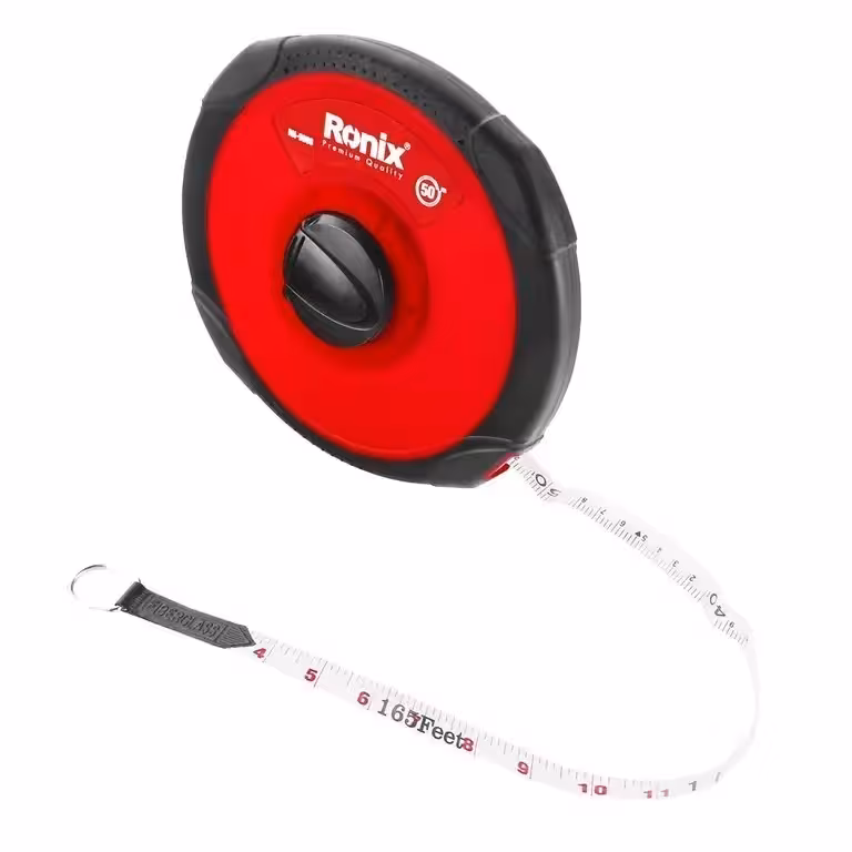 متر فایبرگلاس رونیکس 50 متری مدل RH-9808 ا Ronix Tape Measure RH-9808