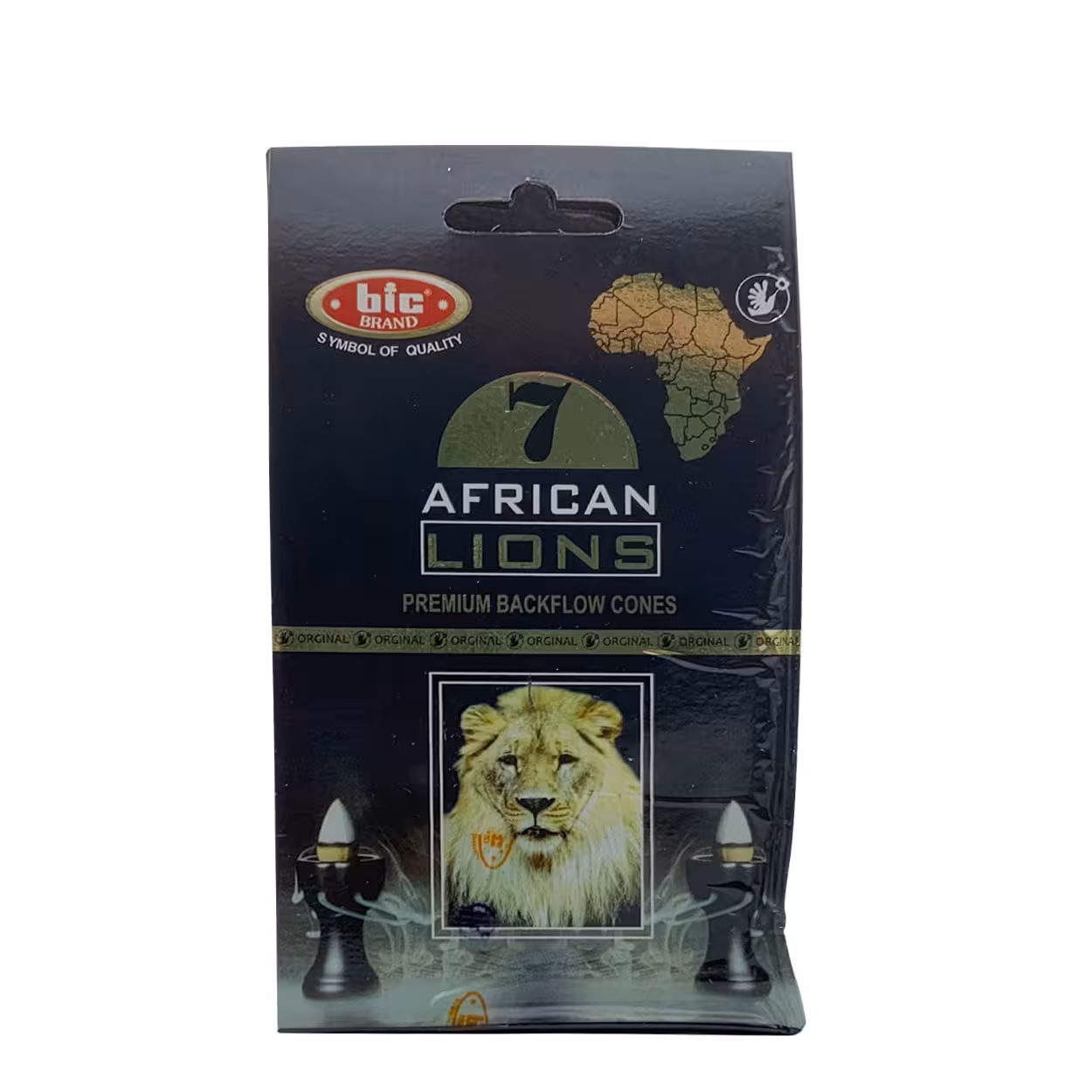 عود مخروط آبشاری 7 شیر افریقایی از برند Bic
