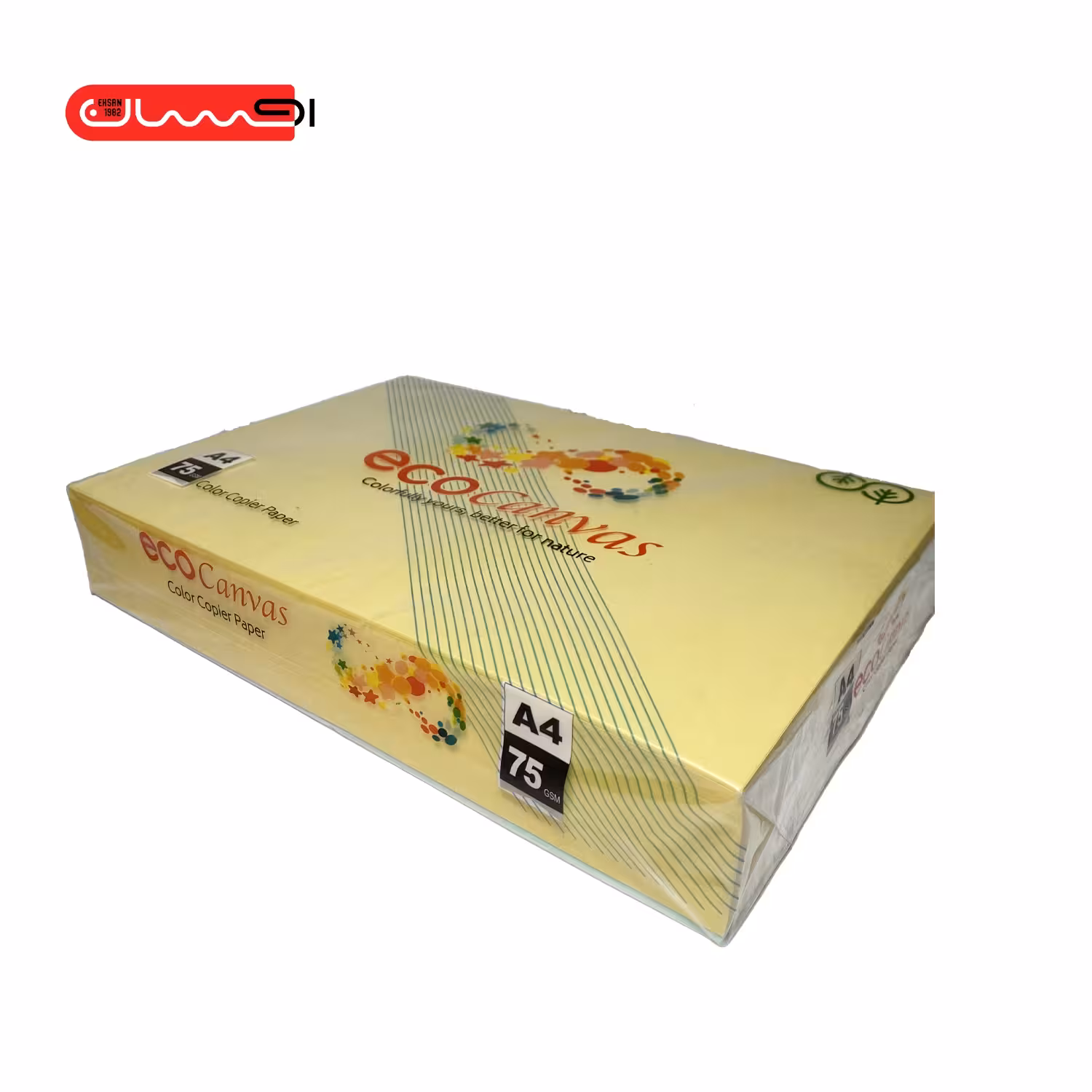 کاغذ A4 زرد eco canvas