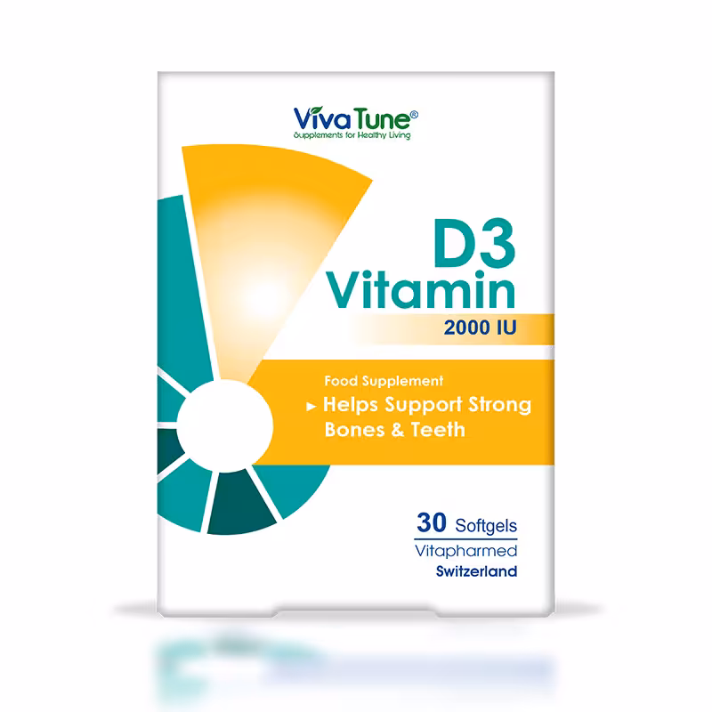 سافت ژل ویتامین د3  2000 واحدی ویواتون