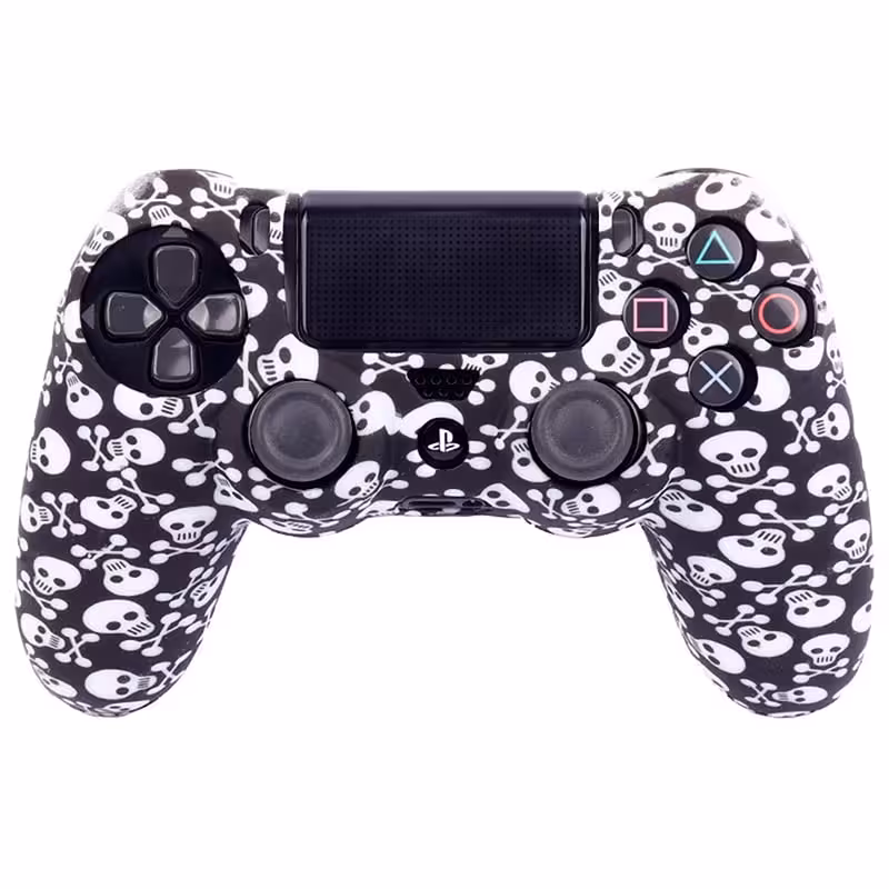 روکش دسته PS4 طرح علامت سم skull