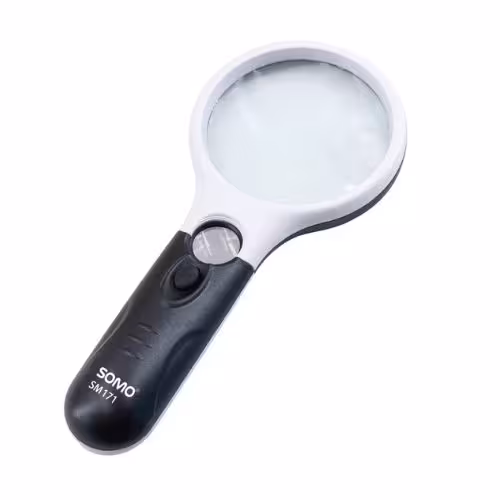 ذره بین دستی دو عدسی سومو نور LED مدل SOMO SM-171