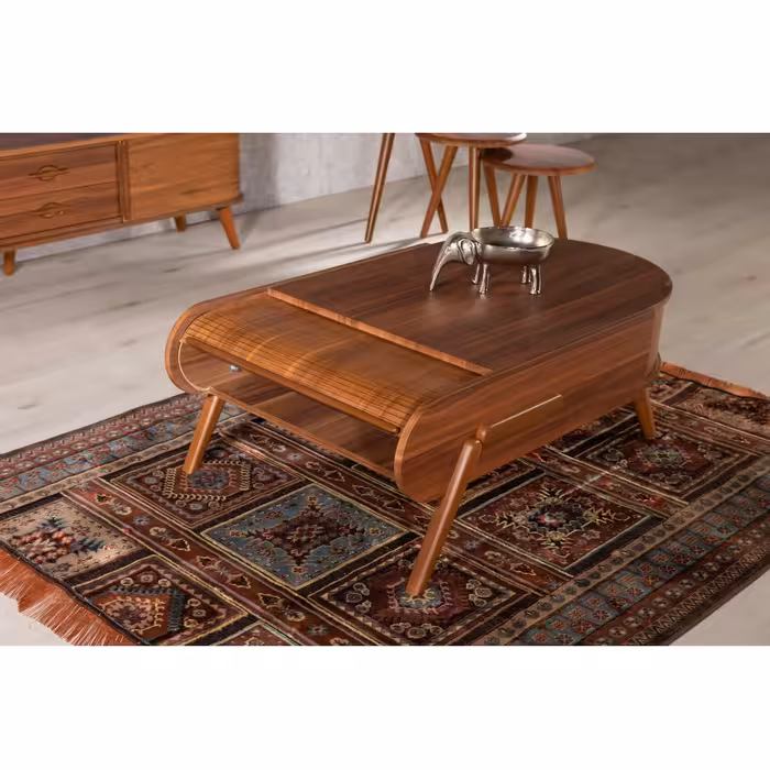 میز پذیرایی ررویال.سی.او مدل 91 مجموعه 4 عددی به همراه میز تلویزیون