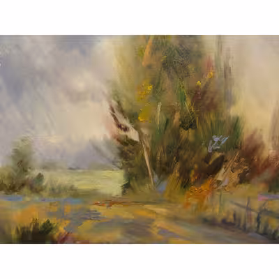 تابلوی نقاشی رنگ روغن مدل طبیعت کد ۰۵۰۱