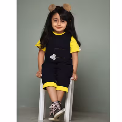 سرهمی بچگانه برشاد مدل N407 رنگ سرمه ای