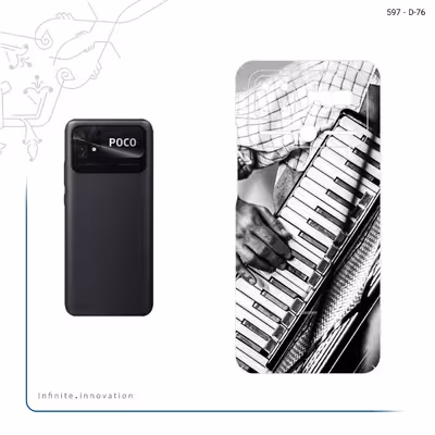 برچسب پوششی ماهوت مدل Accordion مناسب برای گوشی موبایل شیائومی Poco C40