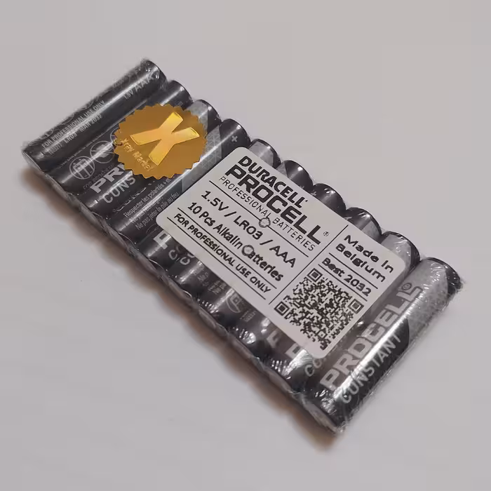 باتری نیم قلمی دوراسل مدل PROCELL canstant power professional  XRAY بسته 10 عددی