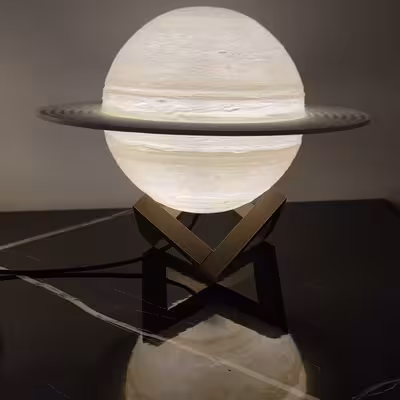 آباژور رومیزی مدل سیاره زحل M5