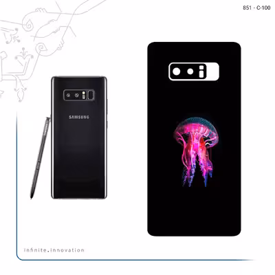 برچسب پوششی ماهوت مدل jellyfish مناسب برای گوشی موبایل سامسونگ Galaxy Note 8