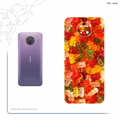 برچسب پوششی ماهوت مدل Gummi candy 1 مناسب برای گوشی موبایل نوکیا G10