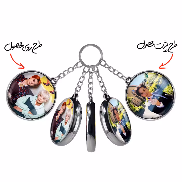 جاکلیدی خندالو مدل سوهو و سهون و چانیول گروه اکسو EXO مدل دوطرفه کد 1681816823