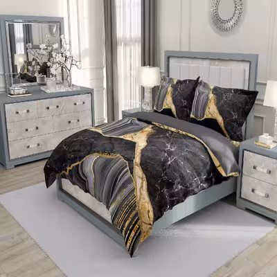 سرویس روتختی مدل Marble دو نفره 6 تکه