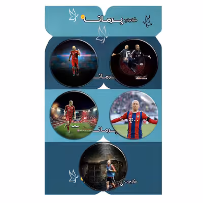 پیکسل پرمانه طرح آرین روبن کد pmg5.10265 مجموعه 5 عددی