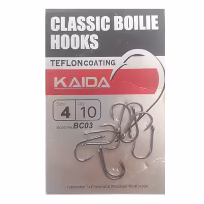 قلاب ماهیگیری کایدا مدل classic سایز 4 بسته 10 عددی