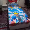 سرویس ملحفه مدل کشدوز niki03.25 گربه‌ای کد 90 یک  نفره دو تکه