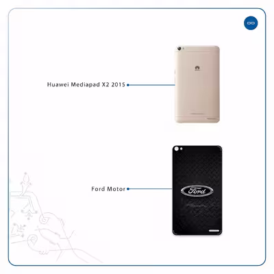 برچسب پوششی ماهوت مدل Ford Motor مناسب برای تبلت هوآوی Mediapad X2 2015