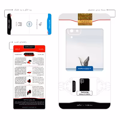 برچسب پوششی ماهوت مدل Collage of Sea Trash مناسب برای گوشی موبایل سامسونگ Galaxy A12 Nacho