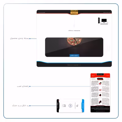 برچسب پوششی ماهوت مدل Pizza مناسب برای تبلت اپل iPad Pro 10.5 2017 A1701