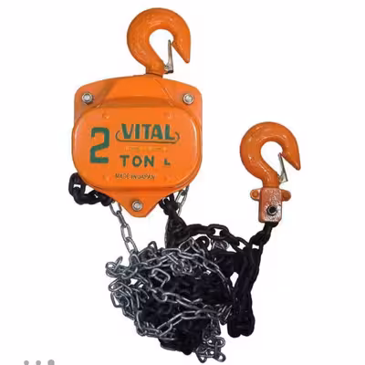 جرثقیل سقفی زنجیری ویتال مدل VL ظرفیت 2 تن