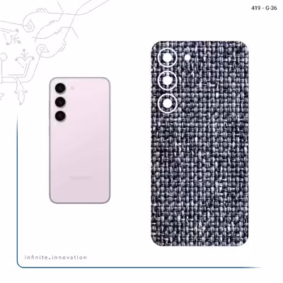 برچسب پوششی ماهوت مدل Fabric Texture 6 مناسب برای گوشی موبایل سامسونگ Galaxy S23