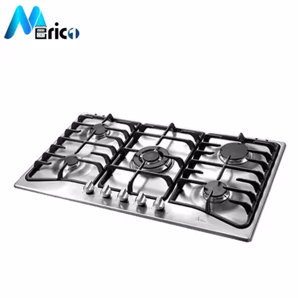 گاز رومیزی اخوان کد G11 پنج شعله استیل