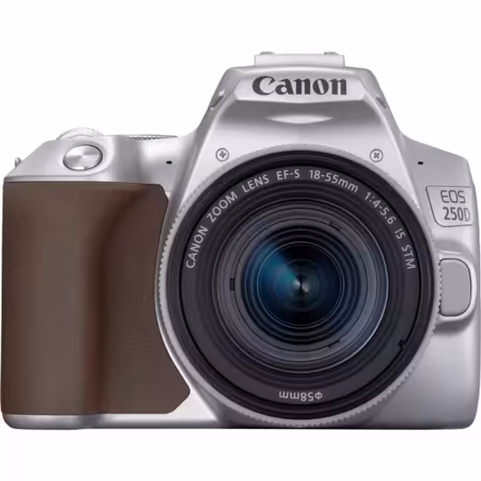 دوربین عکاسی کانن CANON EOS 250D Kit EF-S 18-55 mm f/4-5.6 IS STM-Silverدسته دوم(کمتراز2000شات)