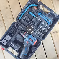 دریل شارژی 24 ولت براشلس چکشی سه نظام فلزی باس مدل Bs3034