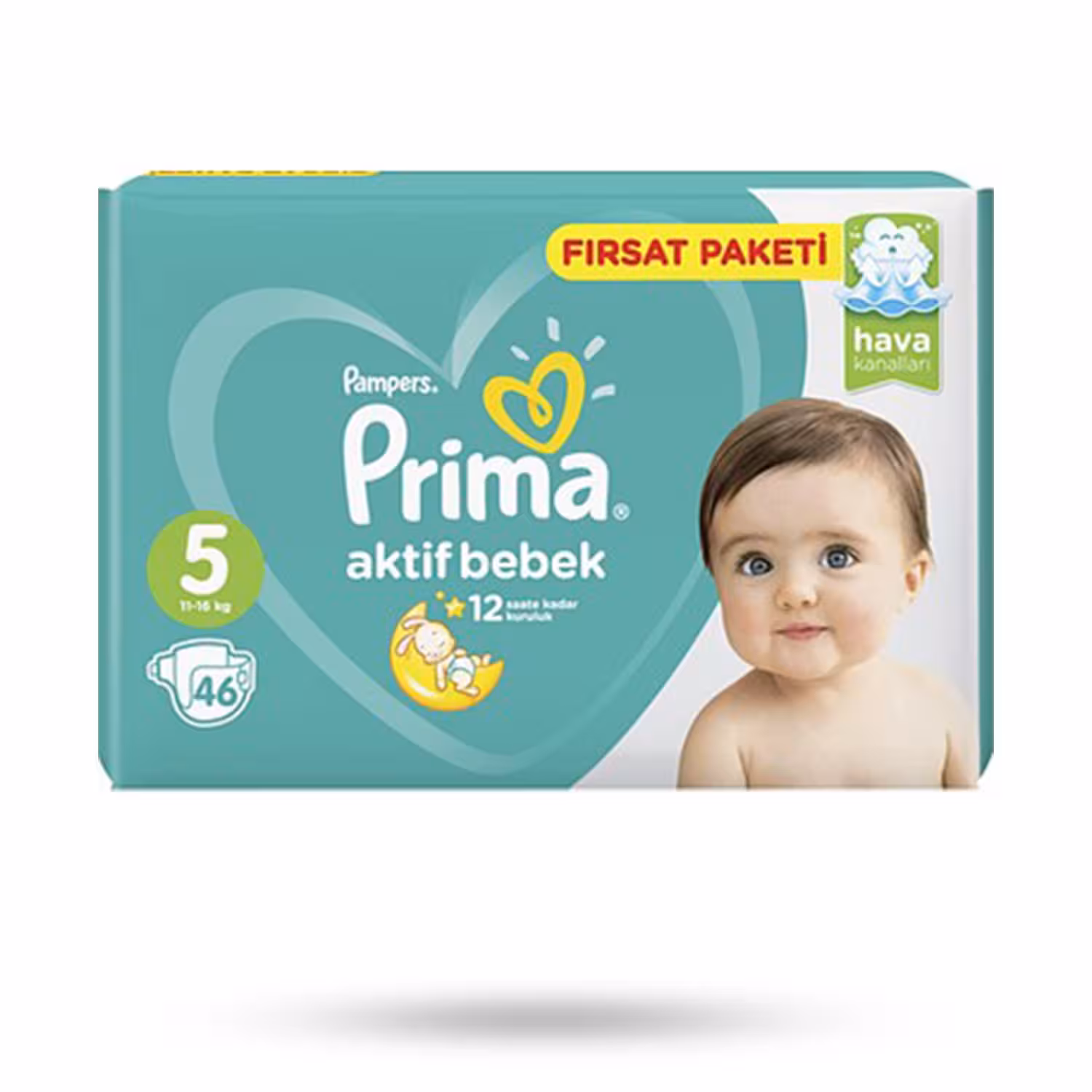 پوشک بچه پریما Prima آوانتاژ ترک سایز 5 بسته 46 عددی