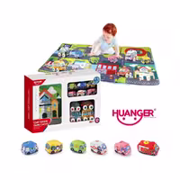 فرش بازی کودک هانگر Huanger طرح شهر و ماشین