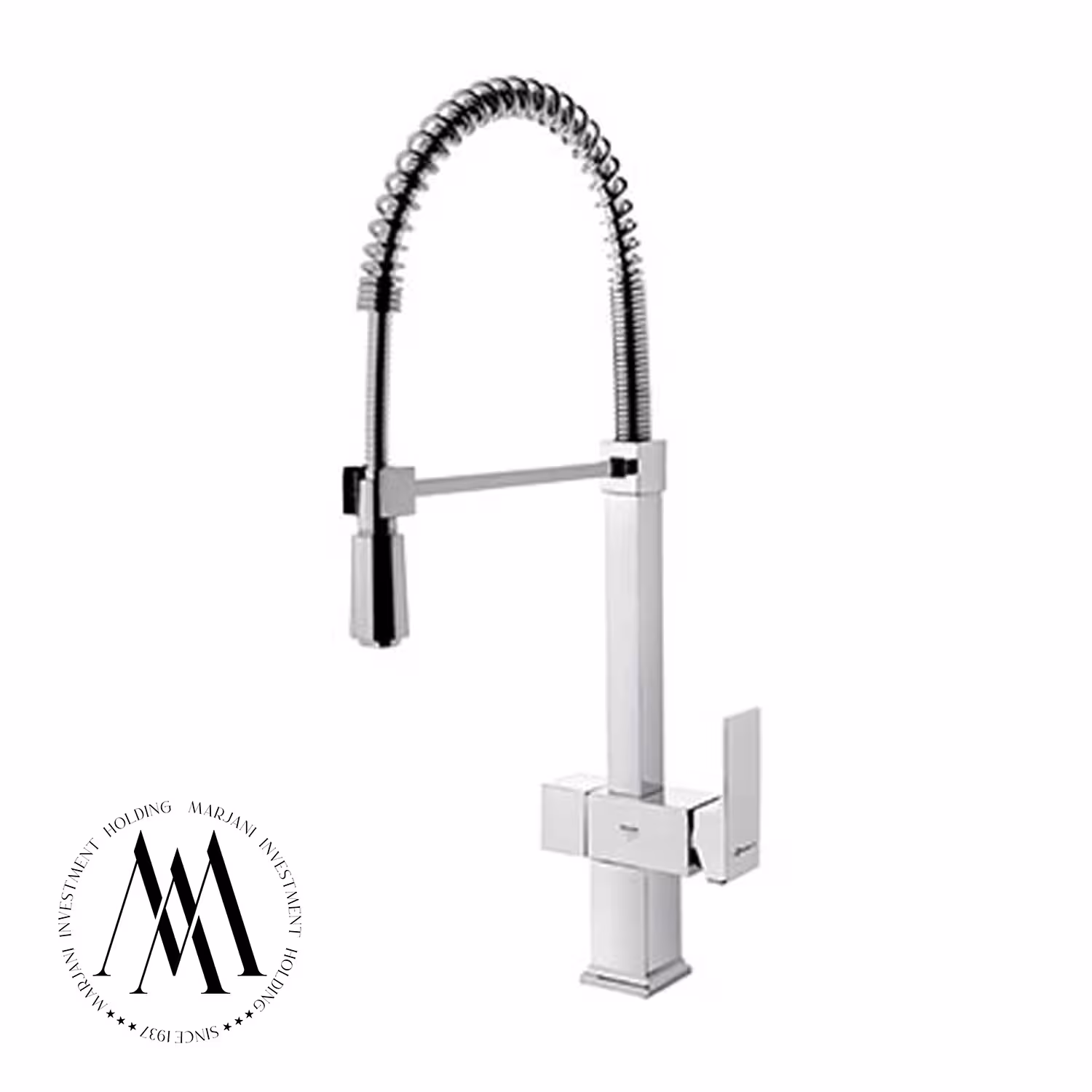 شیر ظرفشویی دومنظوره شودر مدل آتلانتیک فنری (کروم)