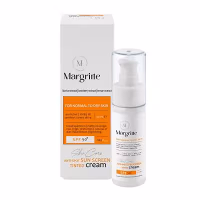 فلوئید ضد آفتاب ساده حجم 50 میلی لیتر SPF50  مارگریت پوست چرب