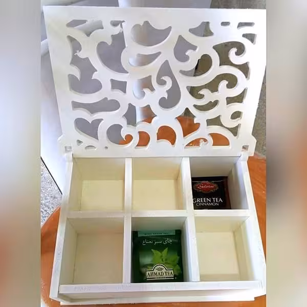 شلف تیبگ 6 خانه سفید