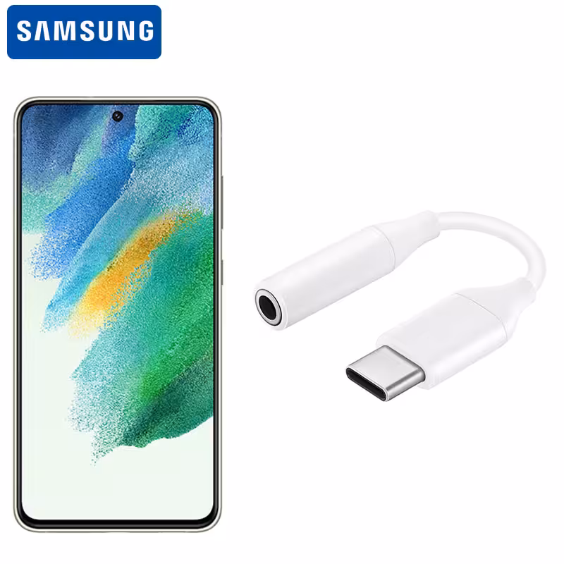 مبدل تایپ سی به جک 3.5 میلیمتری S21 FE سامسونگ Samsung Type-C Headset Jack Adapter