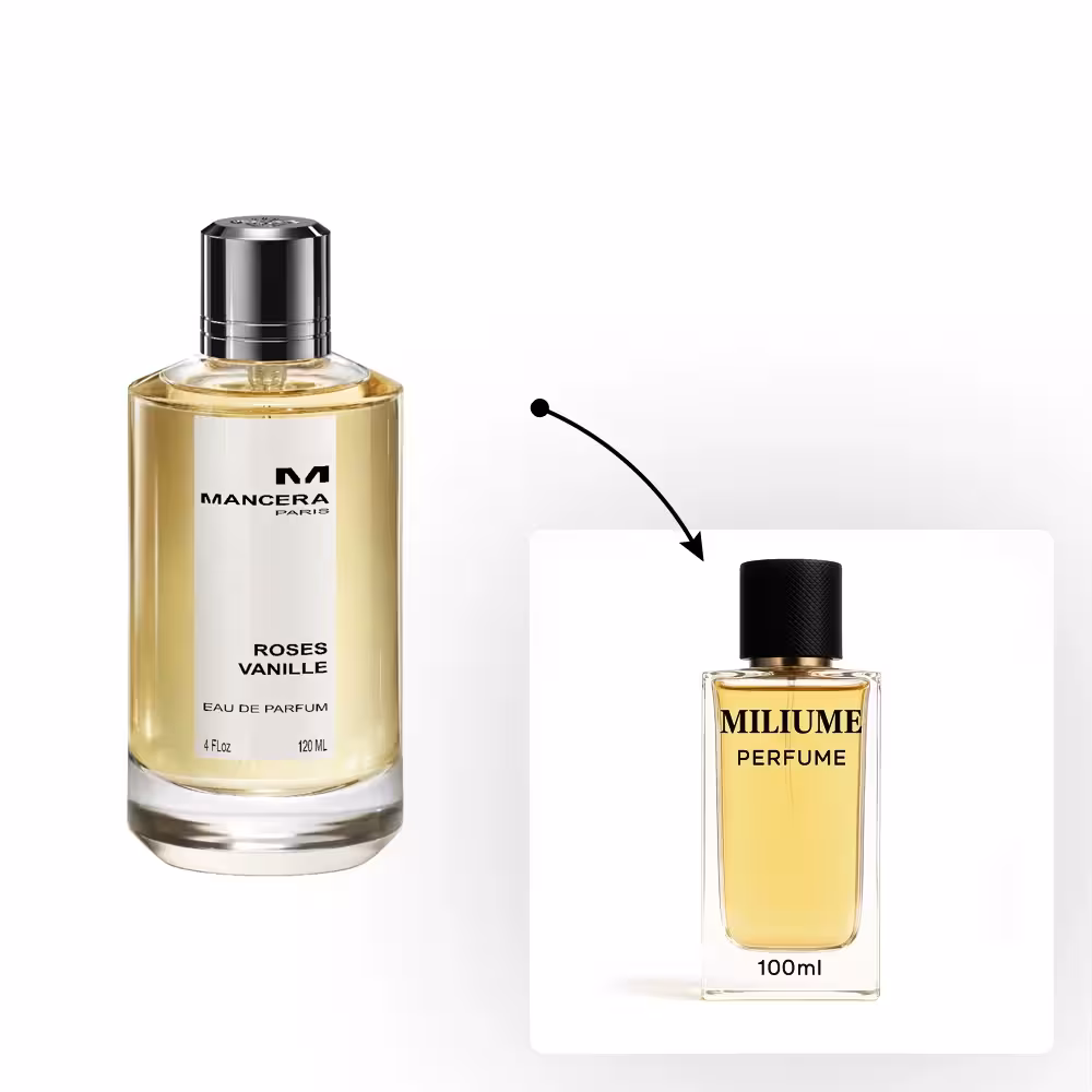 اسانس عطر Mancera Roses Vanille برند Argeville - کد 1117 - مانسرا رز وانیل 100ML - میلیوم پرفیوم