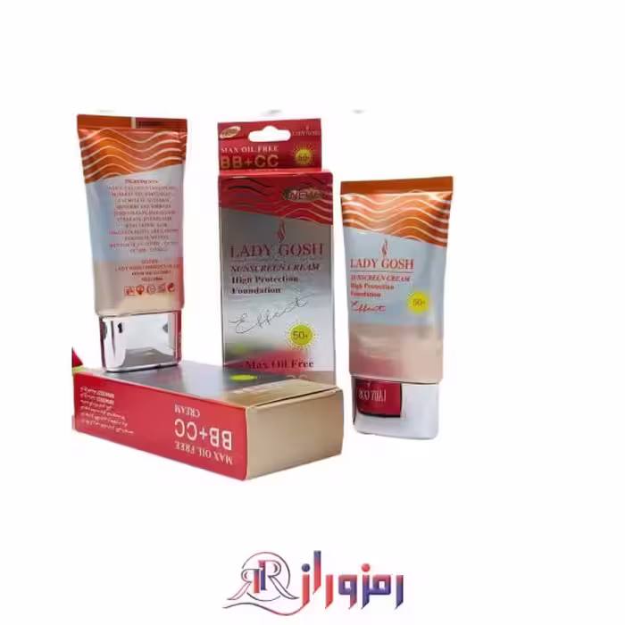 کرم ضد آفتاب لیدی گاش Lady gosh حجم 50 میل