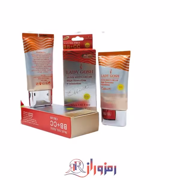 کرم ضد آفتاب لیدی گاش Lady gosh حجم 50 میل