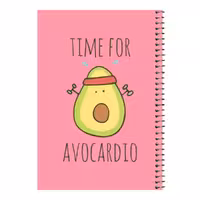 دفتر مشق 80 برگ اس جی مدل آووکادو