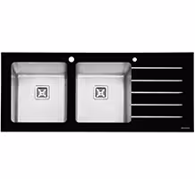 سینک شیشه ای توکار پرنیان مدل PS 4106