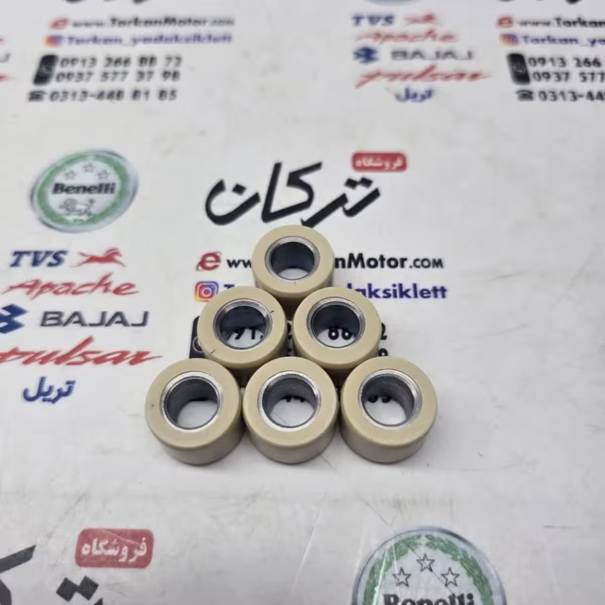 بوش ( ساچمه ) کلاچ 6 تایی موتور tvs دز ( اصلی )