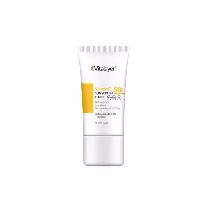 ضد آفتاب بی رنگ ویتامین C ویتالایر SPF50