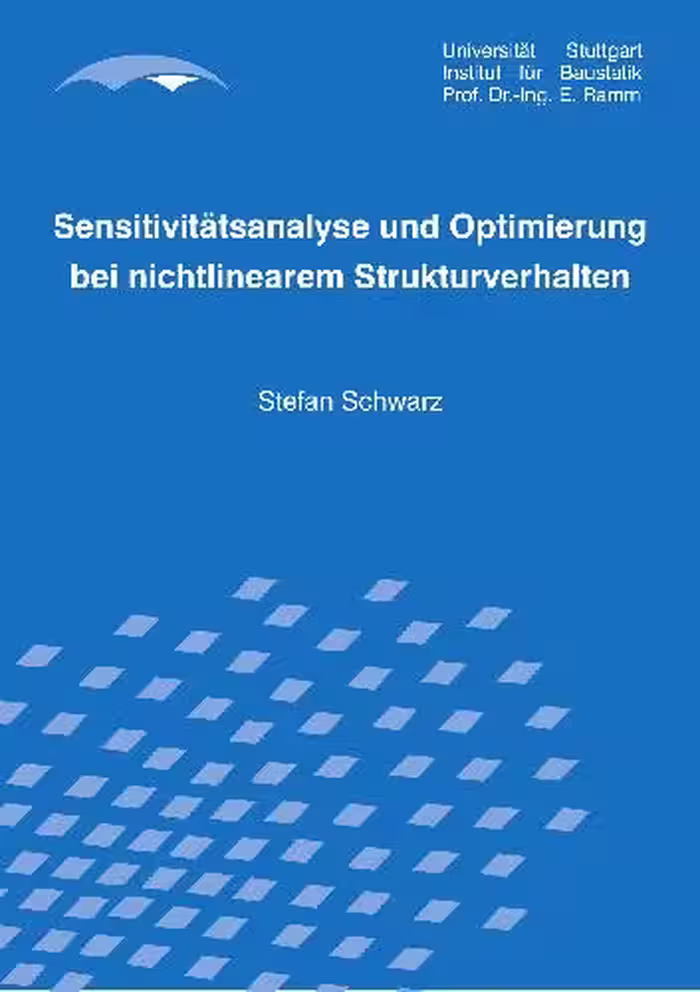 خرید و دانلود نسخه کامل کتاب Sensitivitaetsanalyse und Optimierung bei nightlinearem Strukturverhaltem