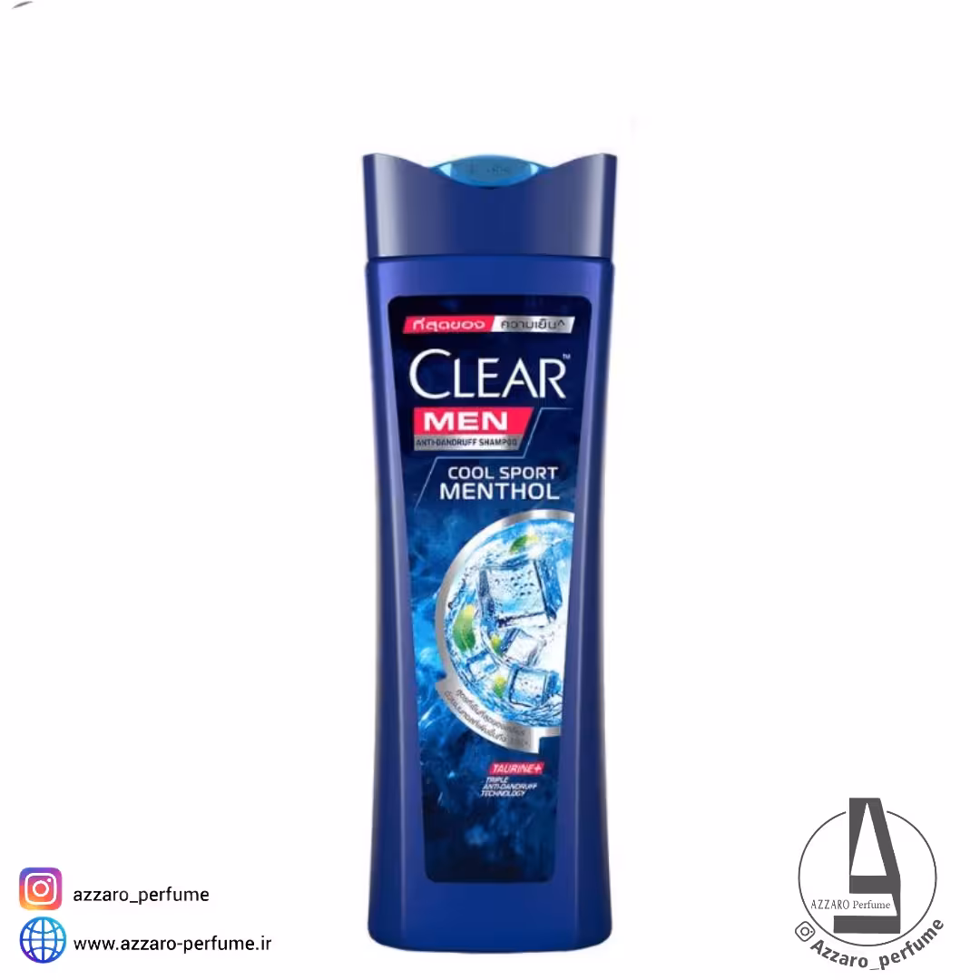شامپو نعنا یخ کلیر clear مدل cool sport menthol حجم 315 میل