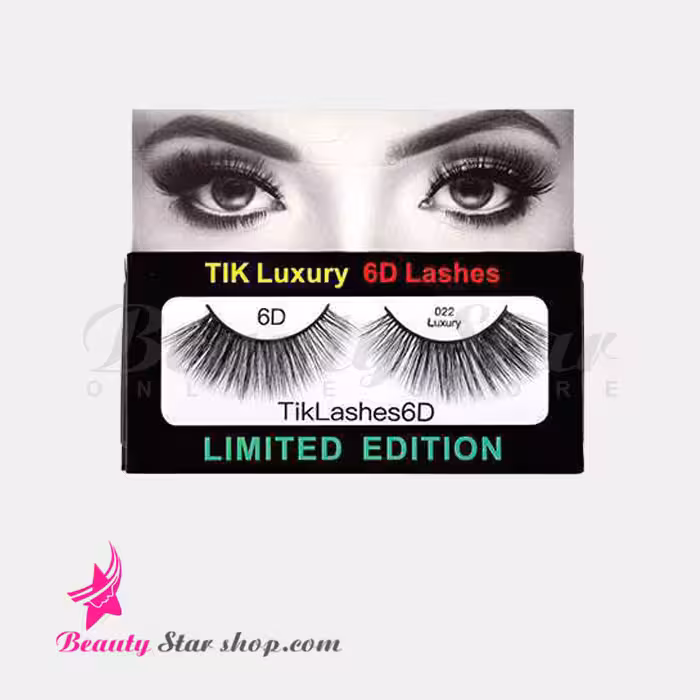 مژه مصنوعی شش بعدی مو طبیعی تیک مدل 080