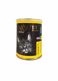 کنسرو پته نوول (Novel) گربه با طعم مرغ 400 گرمي