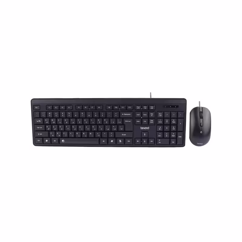 کیبورد و ماوس با سیم بیاند مدل BEYOND BMK-3456