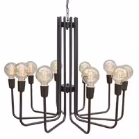 لوستر شاخه ای مدرن 10 شعله